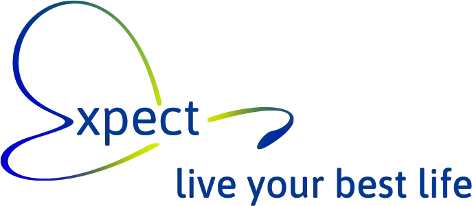 Expect logo and strapline