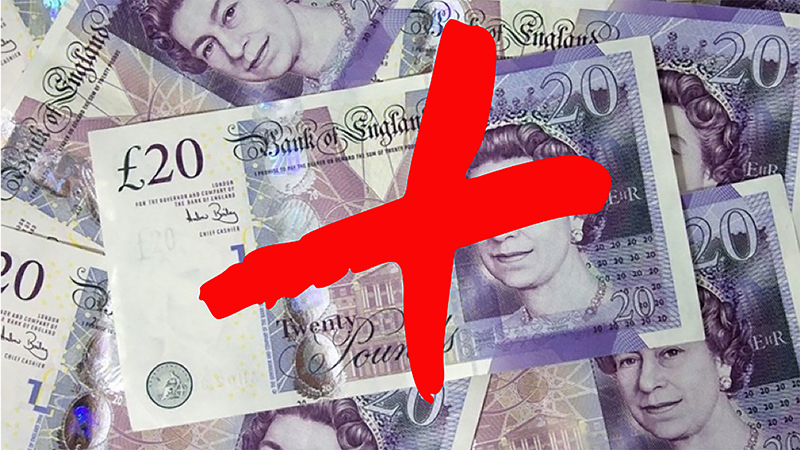 Your employee brand and your brand are one and the same – get them working as one. 5 Picture of a pile of bank notes with a big graffiti red X stamped on top