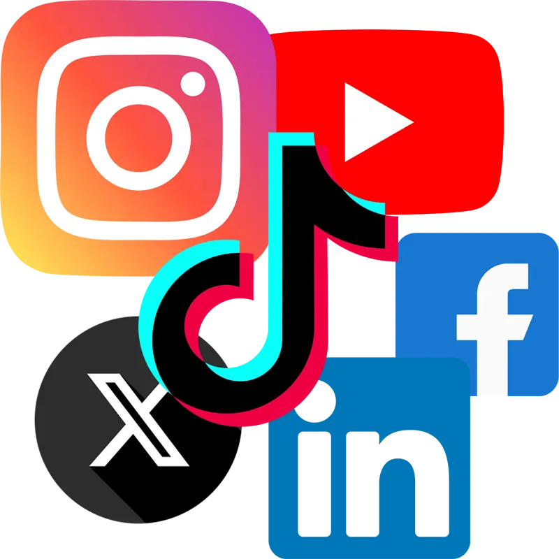 Your employee brand and your brand are one and the same – get them working as one. 3 Cluster of social media icons